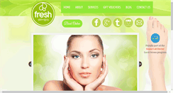 Desktop Screenshot of freshskinspa.com.au